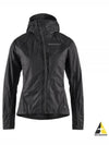 Ansur Hooded Wind Jacket Women Raven Black 10653W11 968 W - KLATTERMUSEN - BALAAN 2