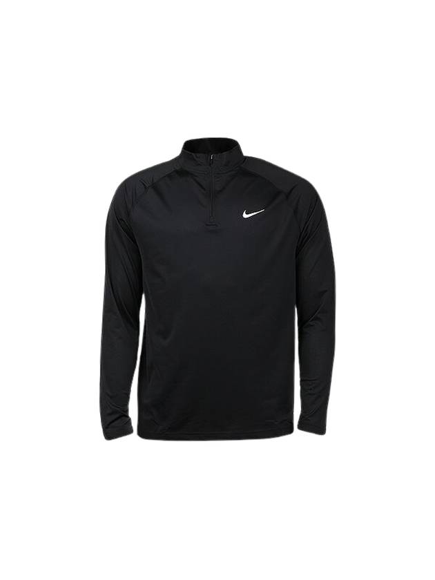 Dri Fit Ready 1/4 Zip Long Sleeve T-Shirt Black - NIKE - BALAAN 2