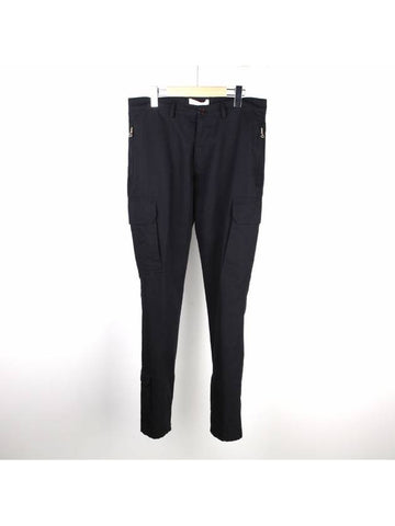 Bottom zipper cargo pants black NMS18311 009 - IH NOM UH NIT - BALAAN 1