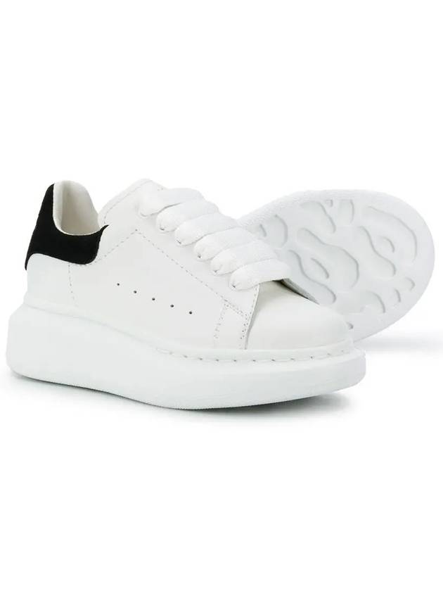 Kids Black Tab Sneakers White - ALEXANDER MCQUEEN - BALAAN 4