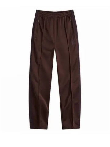 Narrow Track Pant Poly Smooth Dk Brown PU274 pants - NEEDLES - BALAAN 1