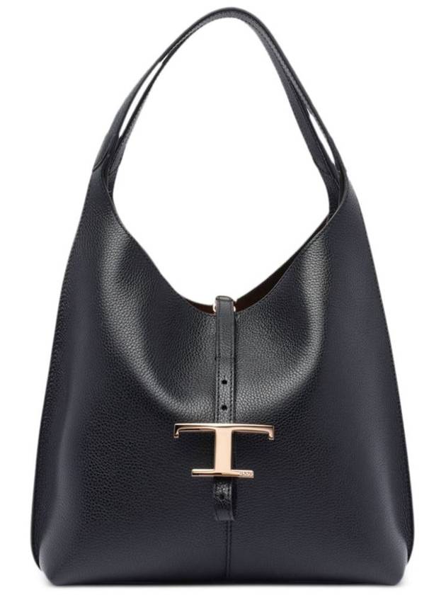 Tod'S Small T Timeless Grained Leather Shoulder Bags - TOD'S - BALAAN 1