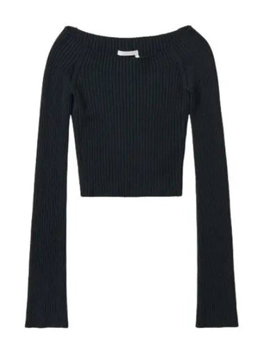 Off the shoulder knit black - CHLOE - BALAAN 1