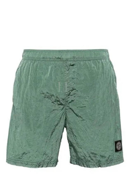 Nylon Metal Swimming Trunk Shorts Green - STONE ISLAND - BALAAN 2