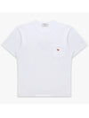 Baby Fox Patch Pocket Short Sleeve T-Shirt White - MAISON KITSUNE - BALAAN 6