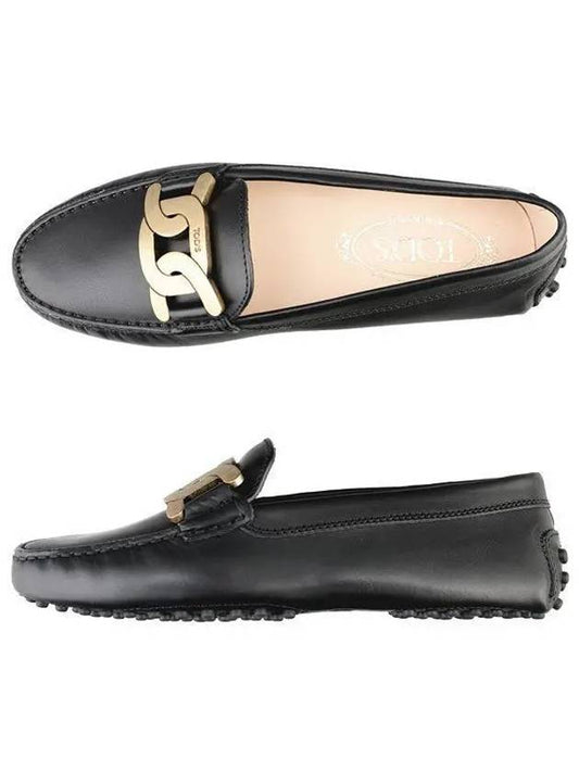 Women's Kate Gommino Leather Driving Shoes Black - TOD'S - BALAAN 2