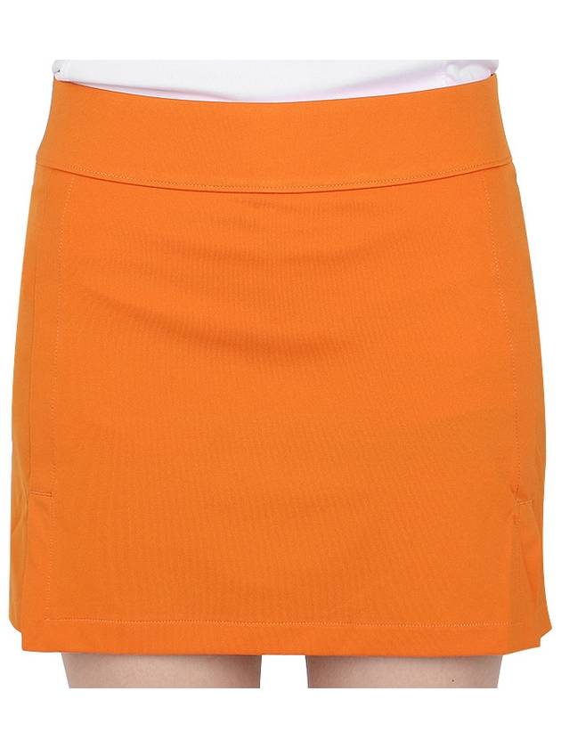 Women's Amelie H Line Skirt Orange - J.LINDEBERG - BALAAN 7