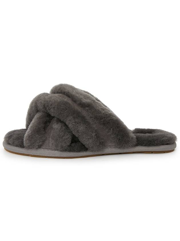 Scuffita Fur Slippers Grey - UGG - BALAAN 4