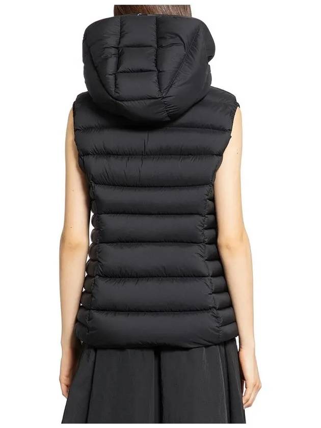 Logo Padded Vest Black - MONCLER - BALAAN 5