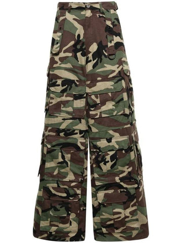 Camouflage Print Wide Jeans UE64PA131Z - VETEMENTS - BALAAN 1