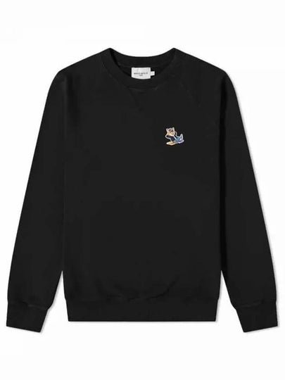 Dressed Fox Patch Classic Sweatshirt Black - MAISON KITSUNE - BALAAN 2