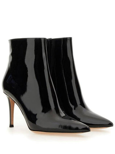 Gianvito Rossi Patent Leather Ankle Boot - GIANVITO ROSSI - BALAAN 2