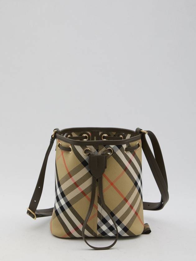 Check Bucket Bag Beige - BURBERRY - BALAAN 2