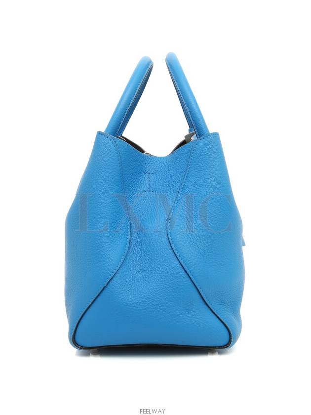 Classic open bar Diorsimo blue silver tote cross bag - DIOR - BALAAN 3