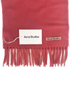 Studios Heavy Small Muffler Mineral Red - ACNE STUDIOS - BALAAN.