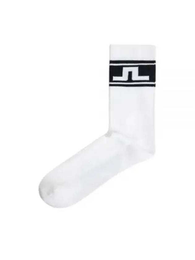 Percy Logo Socks Black White - J.LINDEBERG - BALAAN 2