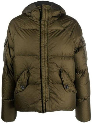 Ice Combo Down Jacket Olive - TEN C - BALAAN 1