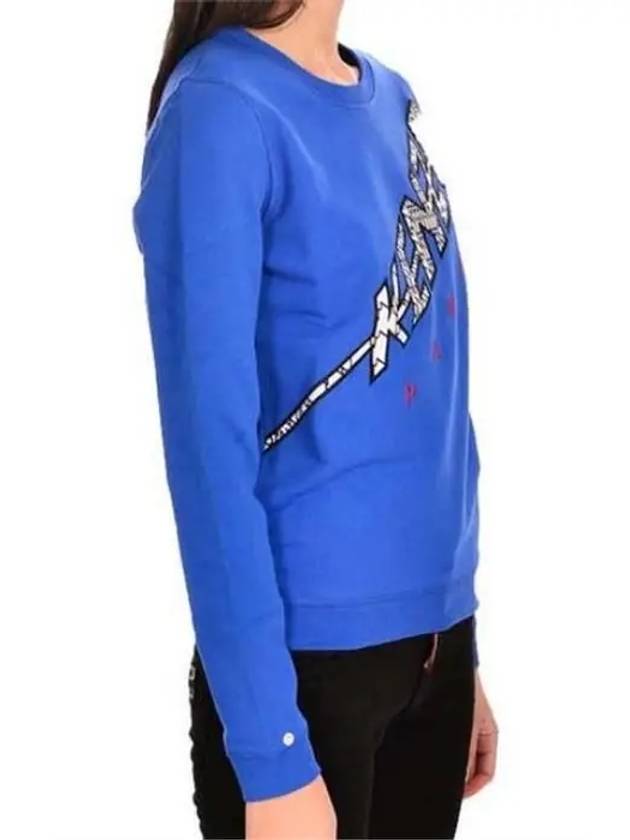 Women's diagonal Paris logo sweatshirt 3 colors 952 1SW802 01 71 99 - KENZO - BALAAN 9