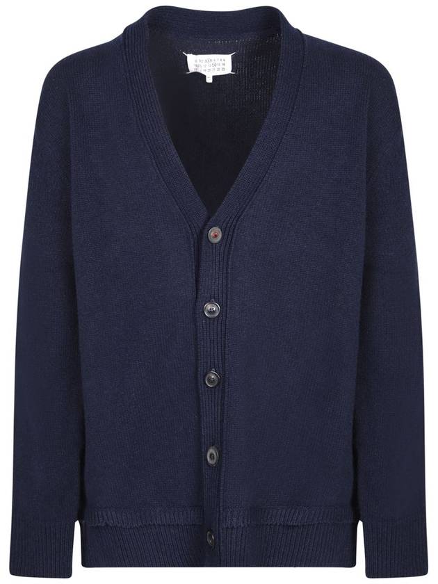 Elbow Patch Cardigan Navy - MAISON MARGIELA - BALAAN 2