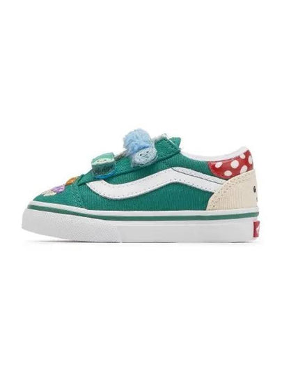 KIDS Old School Velcro Mushroom Toddler Green VN000D1CGRN1 - VANS - BALAAN 1