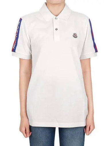 Patch logo cotton PK tee 8A00020 899UR 032 1106102 - MONCLER - BALAAN 1