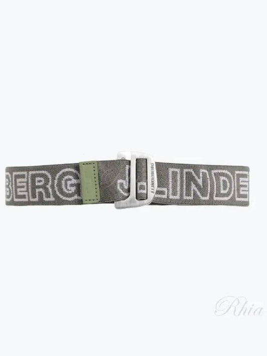 Lennon Webbing Logo Belt Oil Green - J.LINDEBERG - BALAAN 2