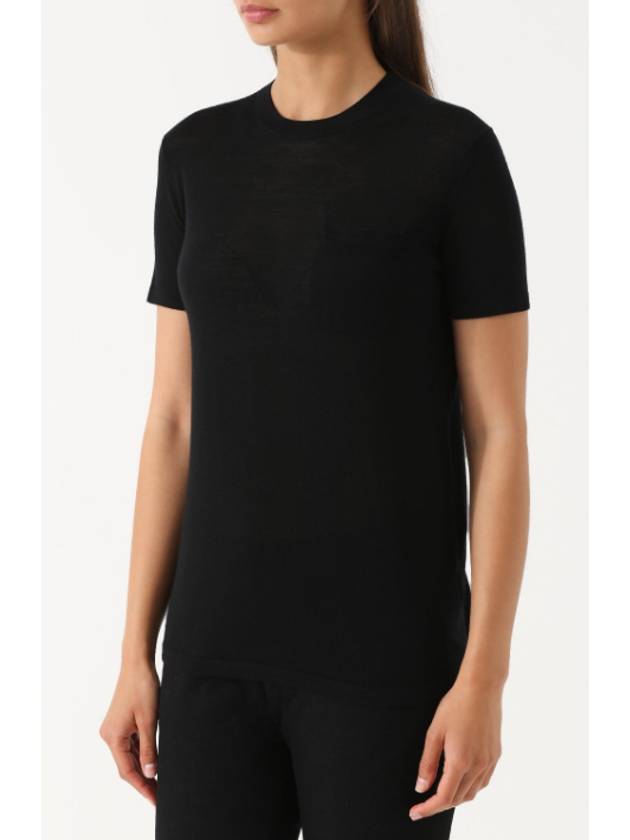 Silk Knit Crewneck Tee - ALEXANDER WANG - BALAAN 1