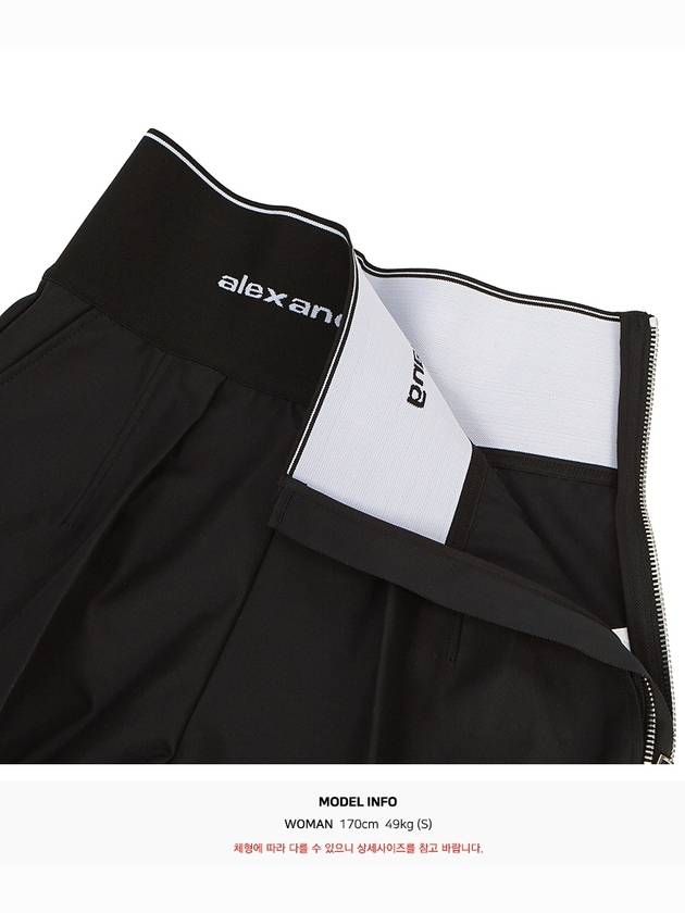 Safari Shorts in Cotton Tailoring Black - ALEXANDER WANG - BALAAN 10