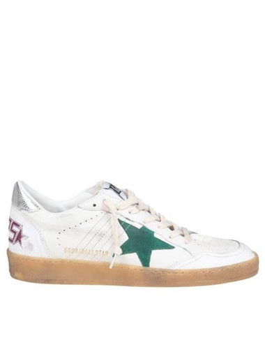 Ballstar low top sneakers white green - GOLDEN GOOSE - BALAAN 1