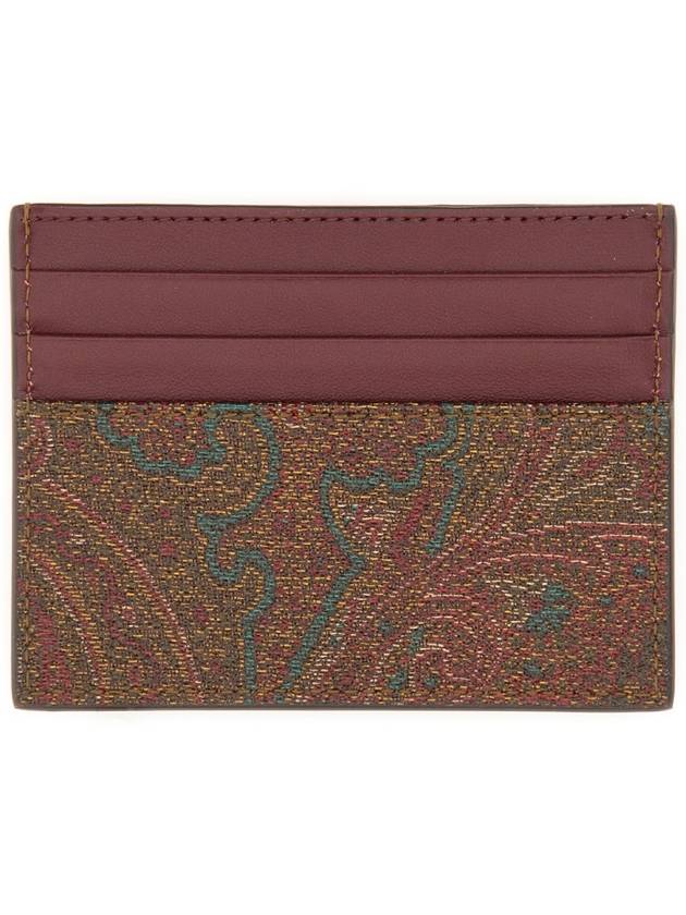 Tesuto Paisley Card Wallet Brown - ETRO - BALAAN 3