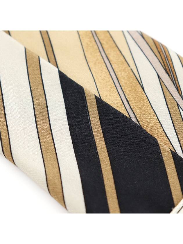 100 silk multi color striped pattern tie - LEONARD - BALAAN 5