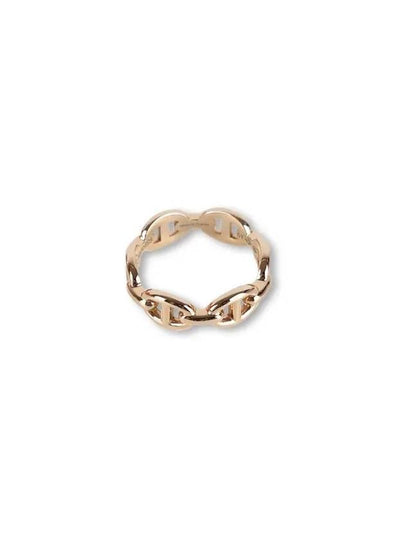 Chaine D'Ancre Enchainee Small Ring Rose Gold - HERMES - BALAAN 2