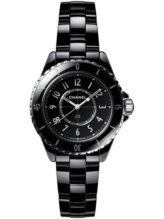 J12 Watch 33MM Robust Black Ceramic and Steel H5695 - CHANEL - BALAAN 1