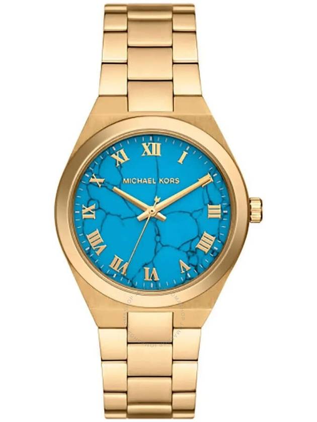 Michael Kors Lennox Quartz Blue Dial Ladies Watch MK7460 - MICHAEL KORS - BALAAN 1