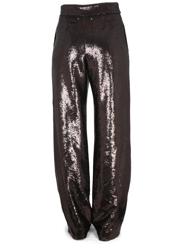 Women's All Over Sequin Wide Pants Gray - GOLDEN GOOSE - BALAAN 5