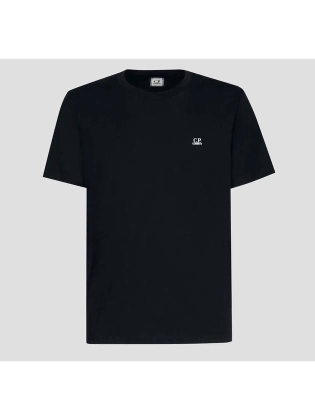 30/1 Jersey Goggle Short Sleeve T-Shirt Black - CP COMPANY - BALAAN 3