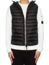 D.D. Shell Goggles Down Vest Black - CP COMPANY - BALAAN 3