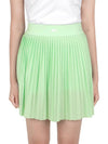 Women's Binx Pleated Skirt Green - J.LINDEBERG - BALAAN 3