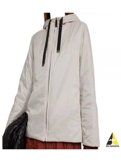 Greenh Water Repellent Zipper Hooded Jacket Grey - MAX MARA - BALAAN 2