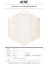 Round Neck Oversized Fit Short Sleeve T-shirt White - ACNE STUDIOS - BALAAN 3