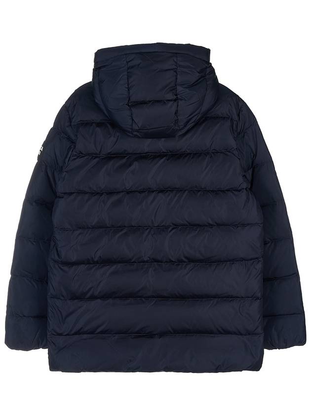 Men's Bixio Logo Hooded Quilted Padding Navy - DUVETICA - BALAAN 3