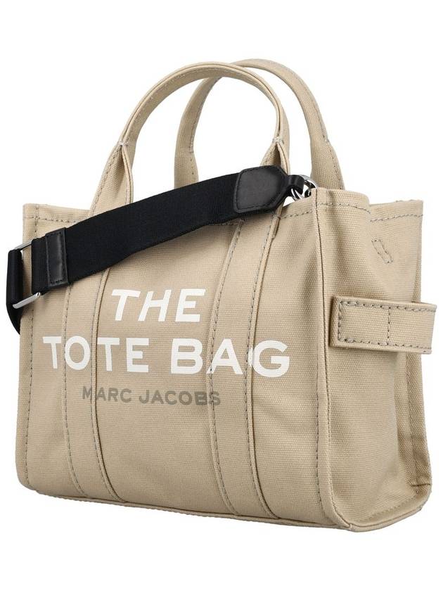 Logo Small Canvas Tote Bag Brown - MARC JACOBS - BALAAN 4