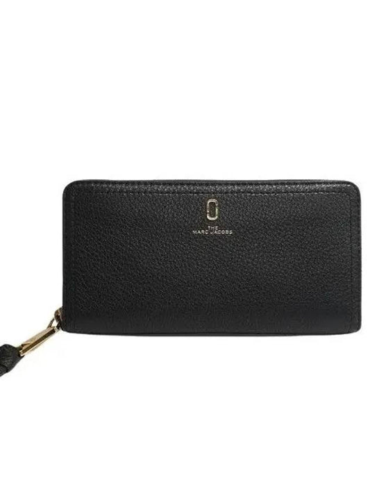 logo zipper long wallet black - MARC JACOBS - BALAAN 2