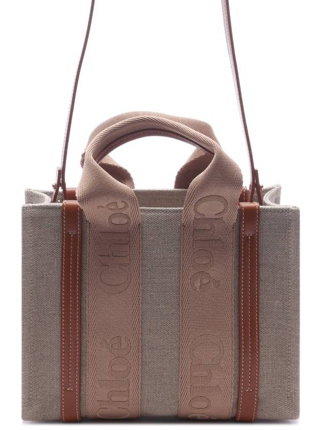 Woody Logo Small Tote Bag Soft Tan - CHLOE - BALAAN 2