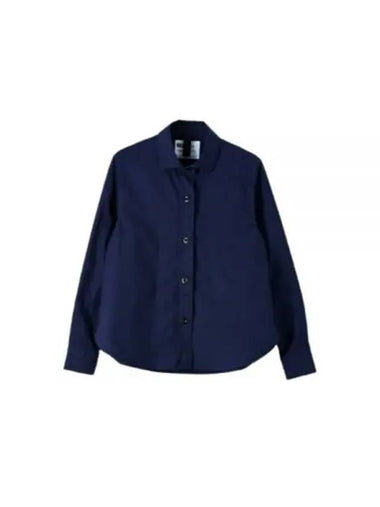 24 MHL SIMPLE SHIRT INDIGO WHSH0120S24LAP IND - MARGARET HOWELL - BALAAN 1