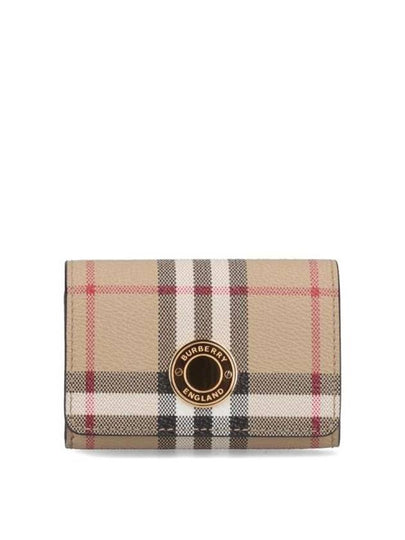 Check Detachable Chain Strap Wallet Archive Beige - BURBERRY - BALAAN 2