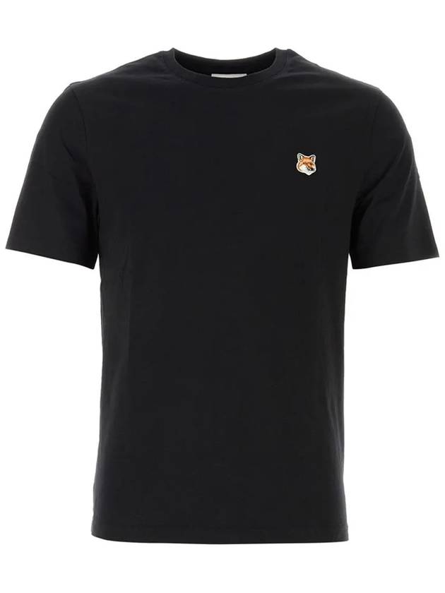 Fox Head Patch Classic Short Sleeve T-Shirt Black - MAISON KITSUNE - BALAAN 2