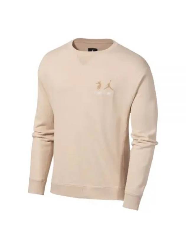 Fleece Crew Sweatshirt White Onyx - JORDAN - BALAAN 2