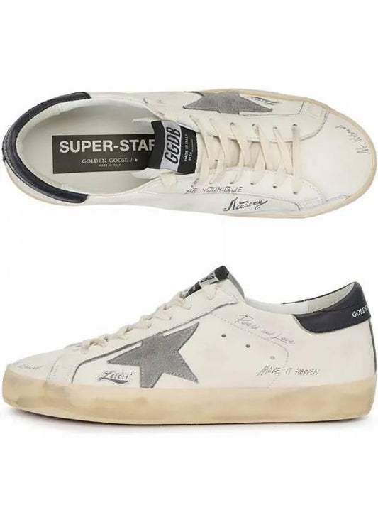 Superstar Classic Black Tab Low Top Sneakers White - GOLDEN GOOSE - BALAAN 2