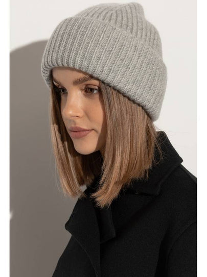 Yves Salomon Cashmere Hat, Women's, Grey - YVES SALOMON - BALAAN 2